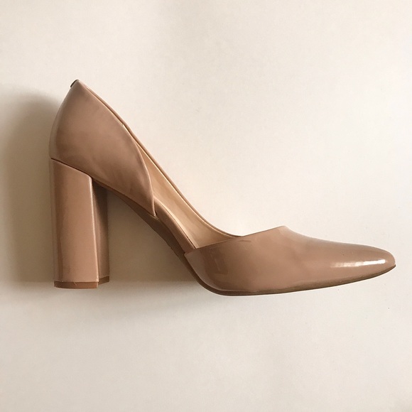 Nine West Anisax9 d’Orsay Pointed Toe Block Heel Pump - Picture 7 of 8